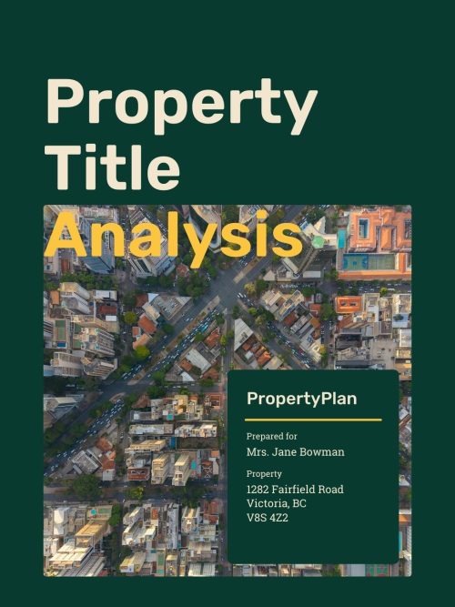 Property Title Analysis
