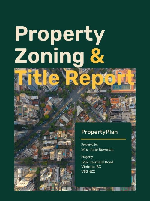 Complete Zoning & Title Report